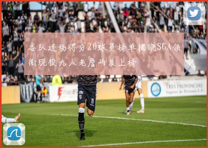 各队连场得分20球员榜单揭晓SGA领衔现役九人老詹两度上榜